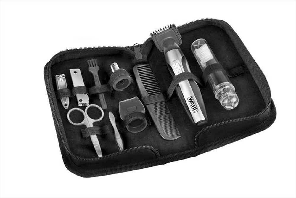 "WAHL - Deluxe Travel Kit Tagliacapelli-A rete-Lavabile"