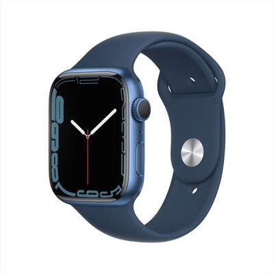 APPLE - Apple Watch Series 7 GPS 45mm Alluminio-Cinturino Sport Azzurro