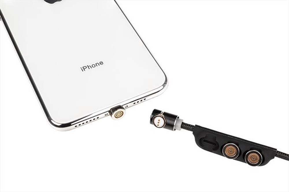 "TUCANO - MULTI USB MAGNETIC CHARGING 3-IN-1 CABLE-Nero"