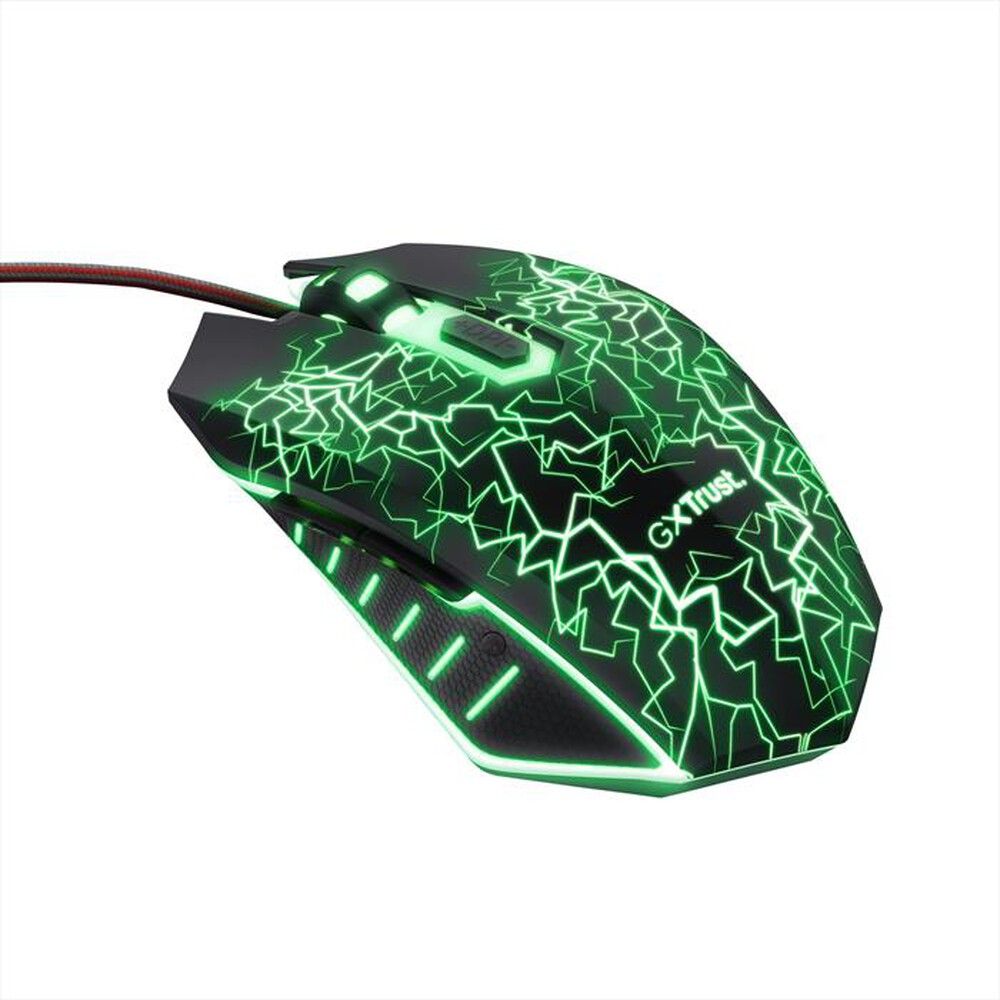 "TRUST - BASICS GAMING MOUSE & PAD-Black"