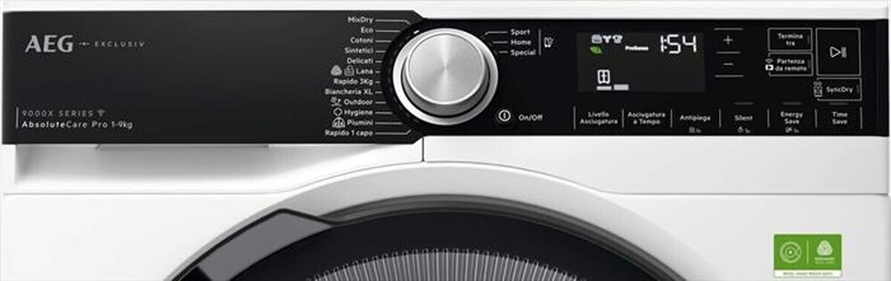 Immagine del prodotto AEG - Asciugatrice XTR9HBGA9YA 9 Kg Classe A-Bianco