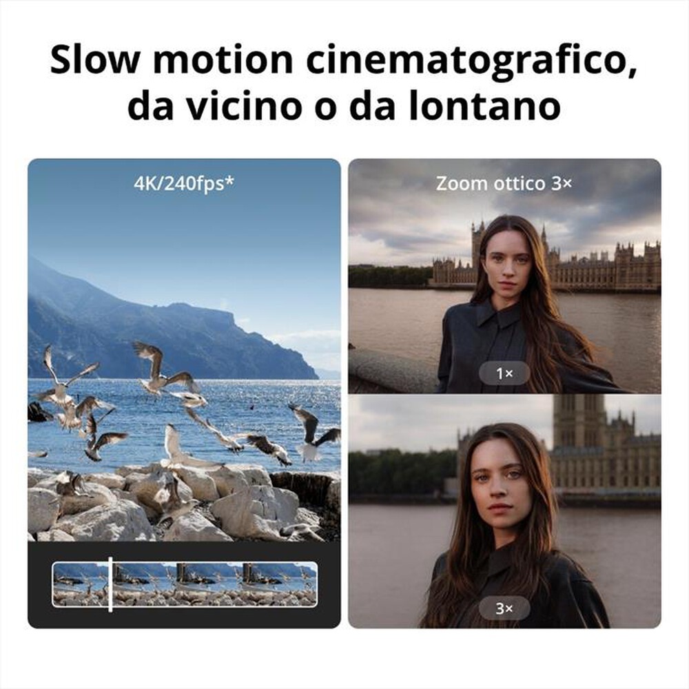 Immagine del prodotto DJI - Fotocamera OSMO POCKET 4P STANDARD COMBO-NERO