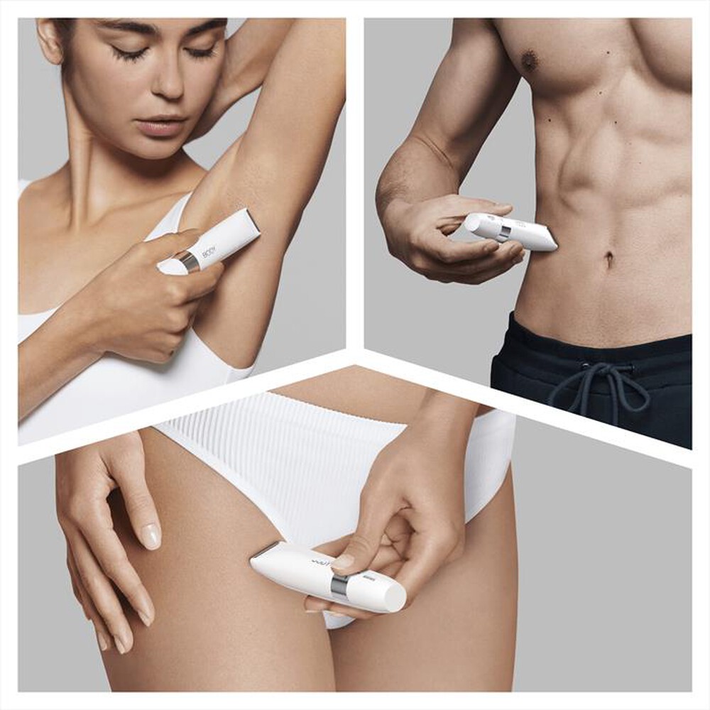 "BRAUN - Mini rifinitore corpo BS1000-Bianco"