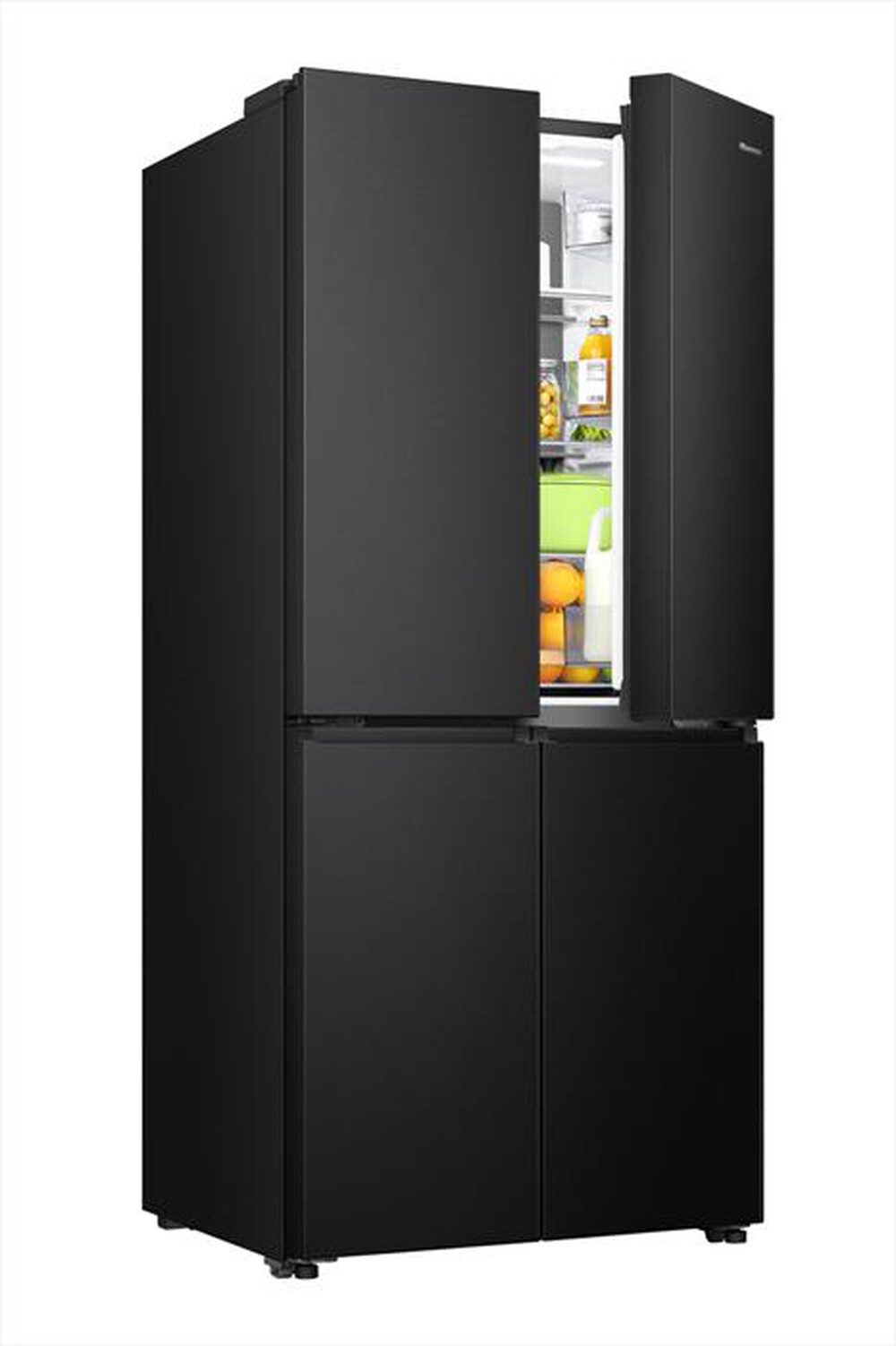 "HISENSE - Frigorifero 4 porte RQ5P470SAFE Classe E 483 lt-Black Inox"