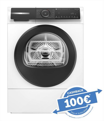 BOSCH - Asciugatrice Serie 6 WQH245A0IT 9kg Classe C-BIANCA
