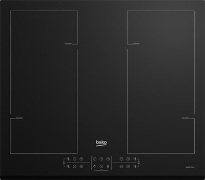 BEKO - Piano cottura elettrico HII64206F2MT 59 cm-Nero