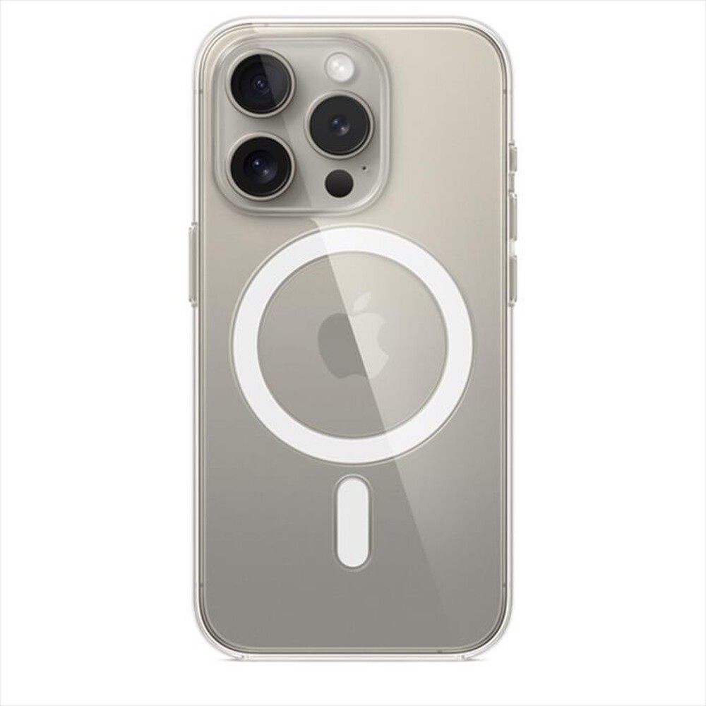 "APPLE - iPhone 15 Pro Clear Case con MagSafe-Trasparente"