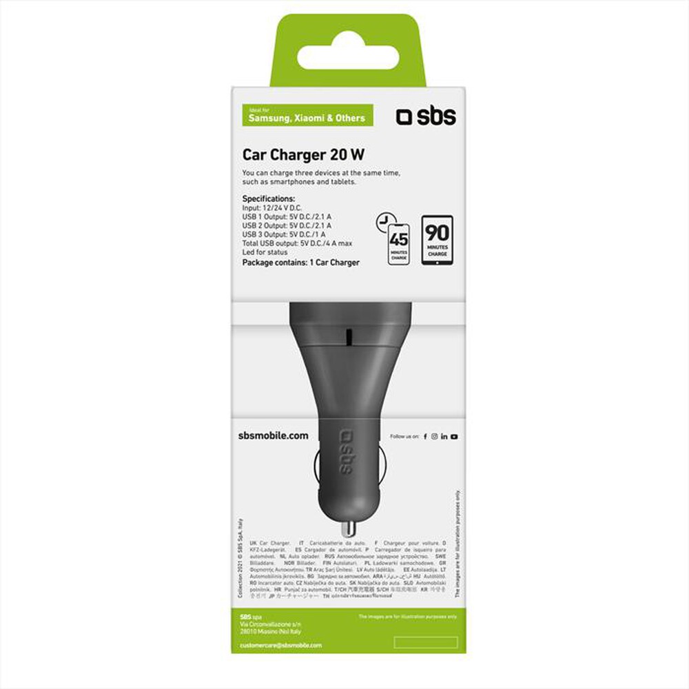 "SBS - TECR3USB41AFAST-Nero"