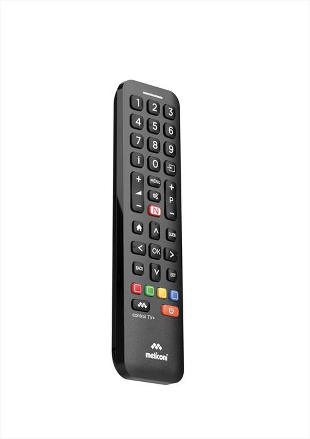 Immagine del prodotto MELICONI - Telecomando universale per 1 TV CONTROL TV+-Calotta nera, tastiera nera