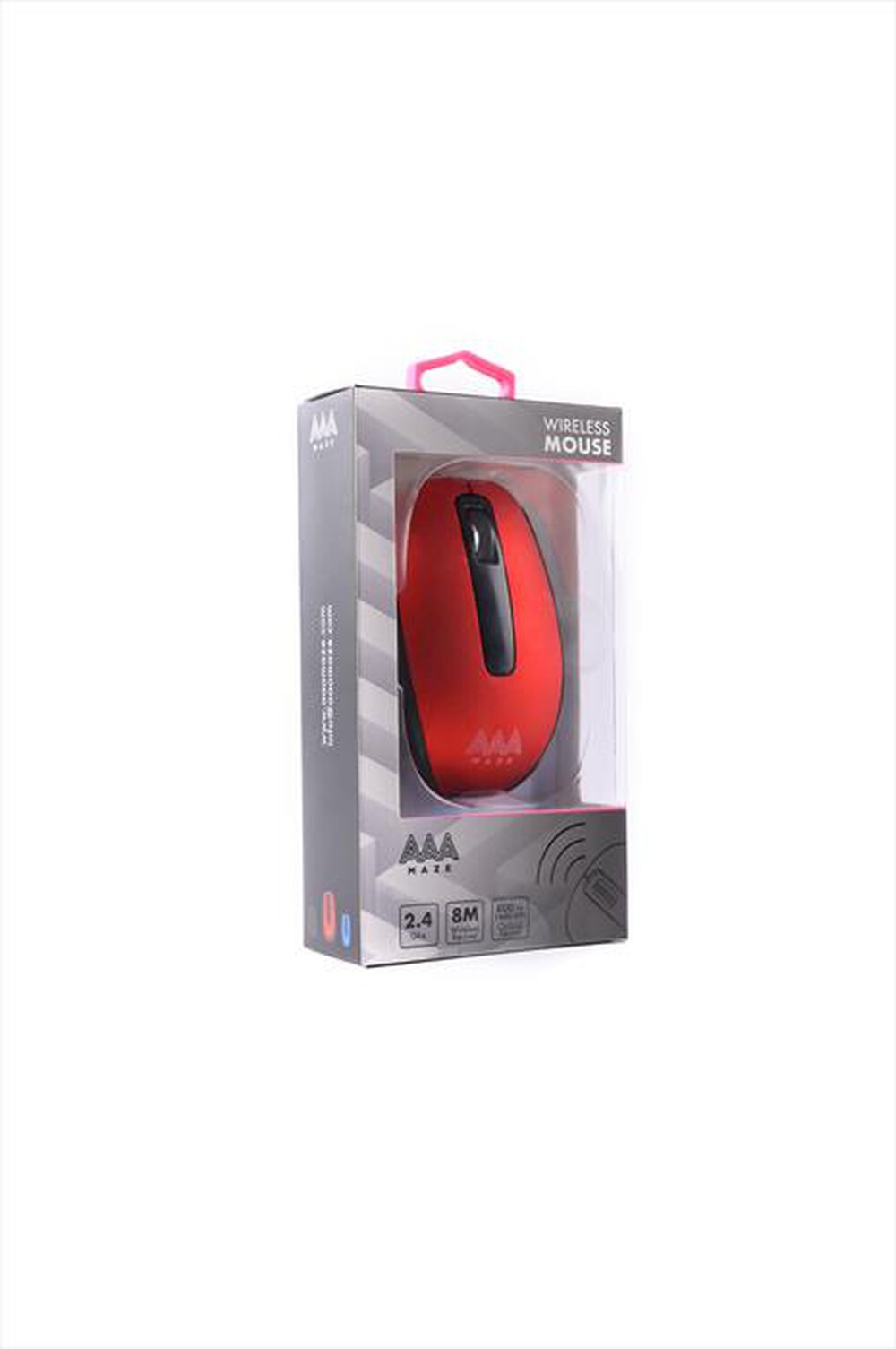 "AAAMAZE - MOUSE COMPACT WRLS NEW-Rosso"