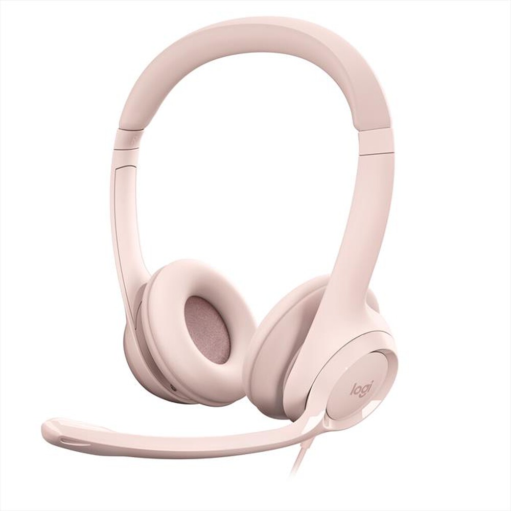 "LOGITECH - Cuffia con microfono H390-Rosa"