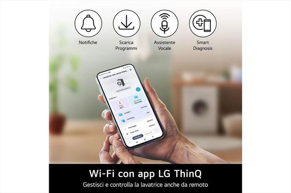 Immagine del prodotto LG - Asciugatrice RNX5009TWBB.AGWQPIS 9Kg Classe B-Ivory White + pannello nero