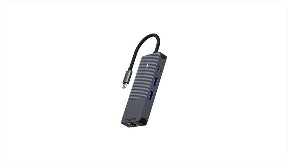 Immagine del prodotto RAPOO - Multiport Adapter UCM-2004-Space Grey/Grigio Metallizzato