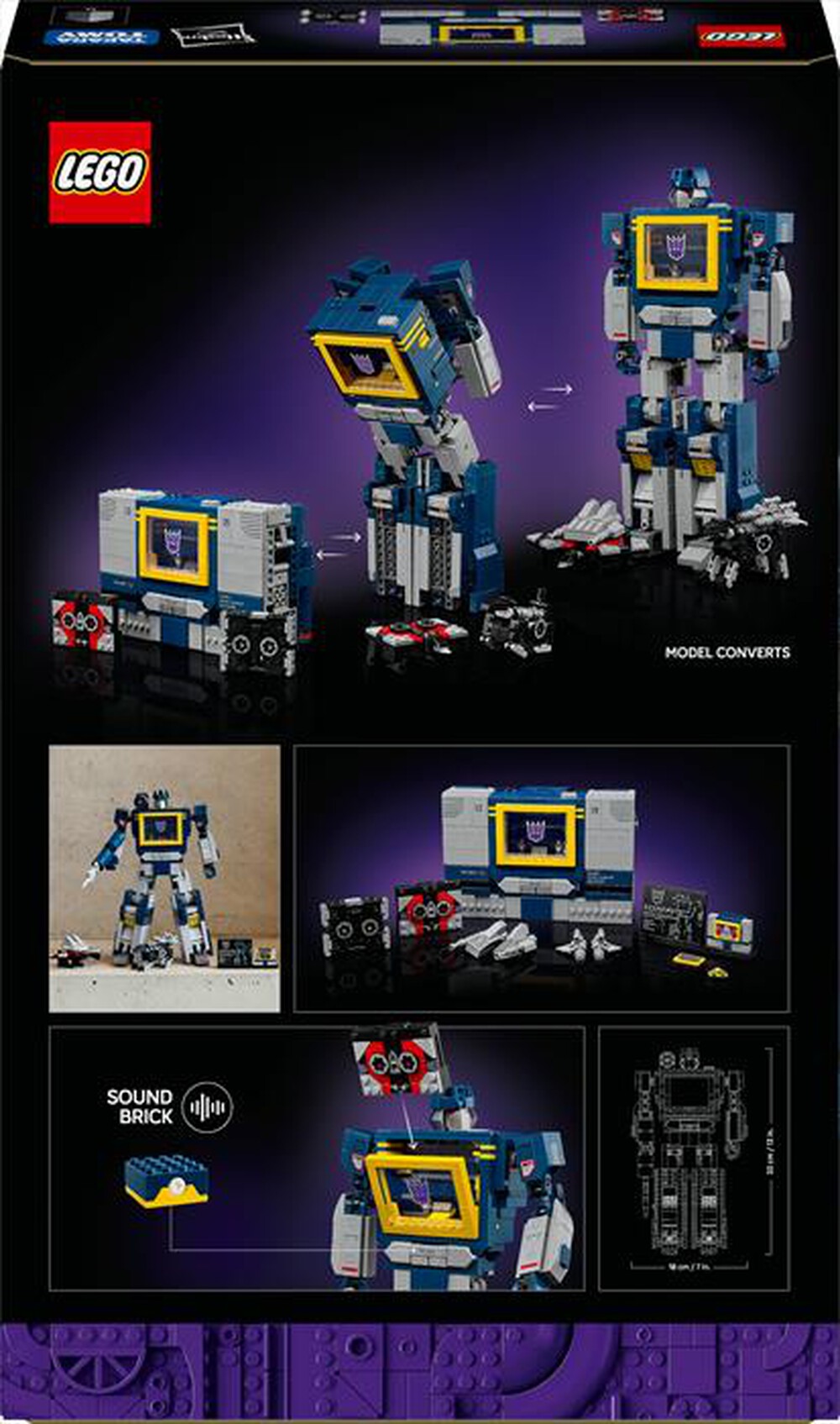 Immagine del prodotto LEGO - ICONS Transformers: Soundwave 10358