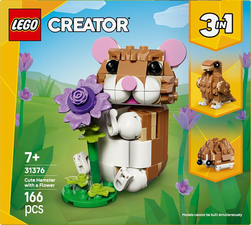 Immagine del prodotto LEGO - CREATOR 3IN1 Simpatico criceto con fiore - 31376