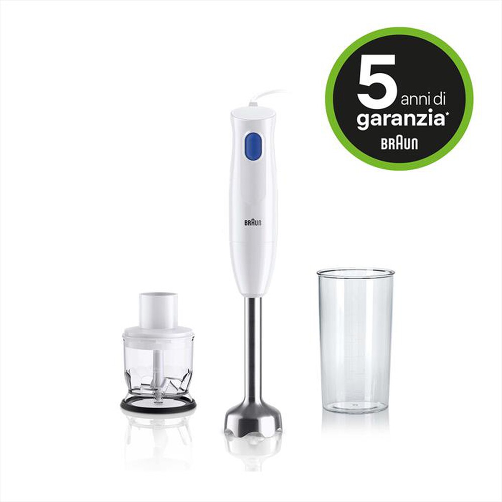 "BRAUN - Frullatore ad immersione MQ10.201M-Bianco"