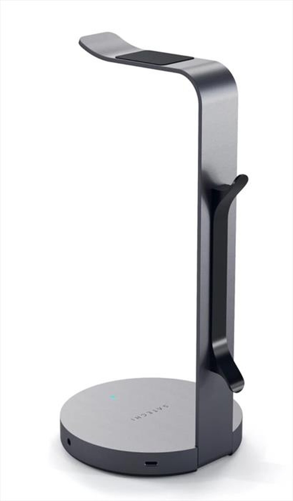 "SATECHI - STAND PER CUFFIE HUB USB IN ALLUMINIO-grigio"