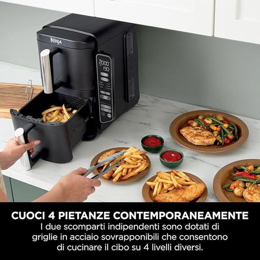 "NINJA - FRIGGITRICE AD ARIA 7,6 LT SL300EU-Nero"