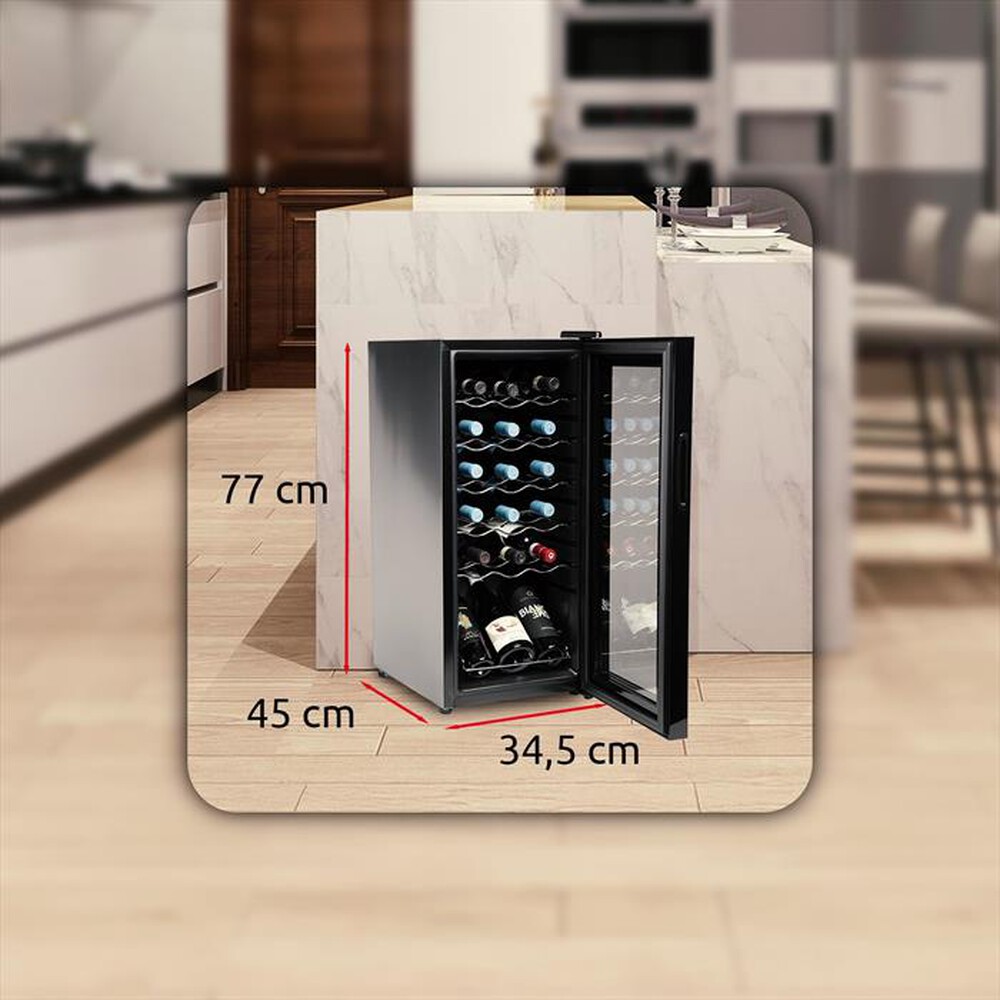 Immagine del prodotto MELCHIONI FAMILY - Cantinetta VERMENTINO 18 C Classe G 18 bottiglie-nero