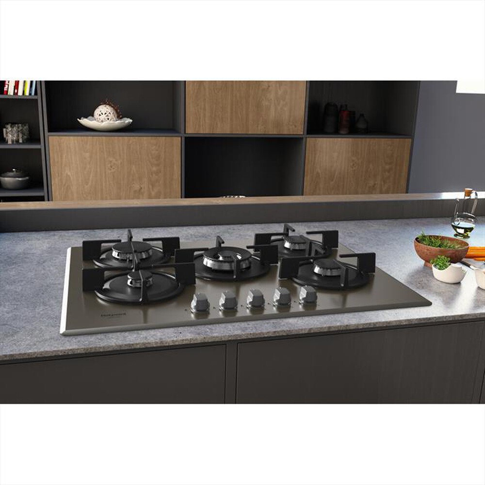 "HOTPOINT ARISTON - Piano cottura a gas HAGD 72S/CH 5 fuochi 73cm"