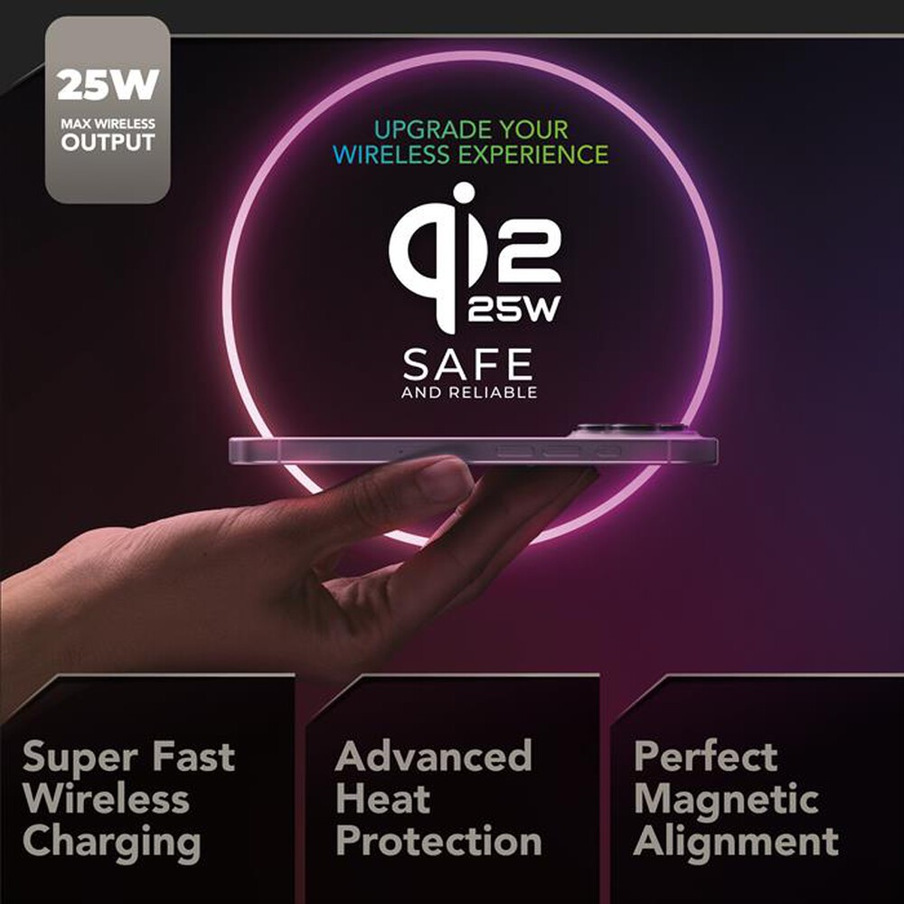 Immagine del prodotto CELLULARLINE - FREEZE MAG QI2 25W-Nero