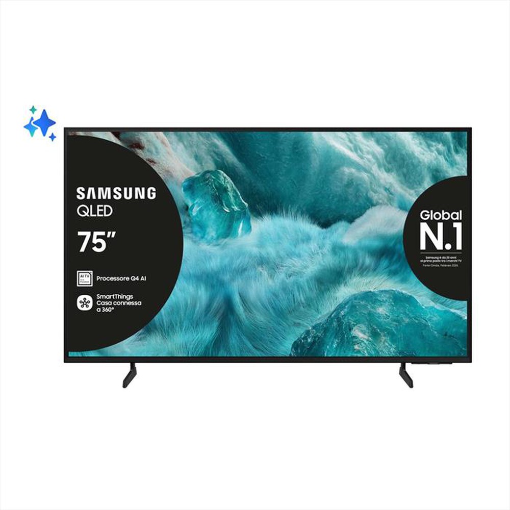 SAMSUNG - Smart TV Q-LED FHD 75" QE75Q7FAAUXZT-Black