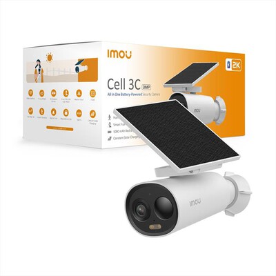 IMOU - Telecamera da esterno CELL 3C ALL IN ONE
