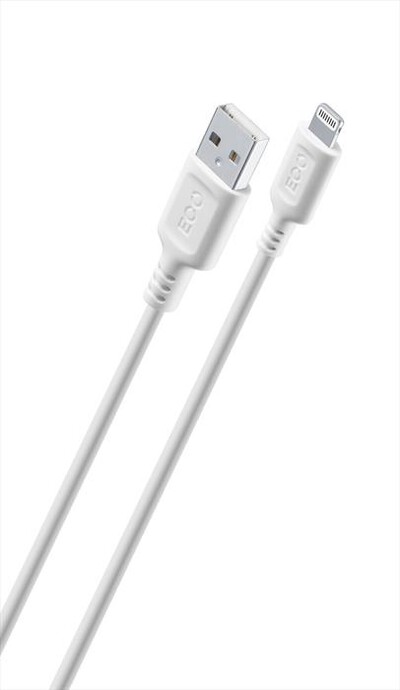 CELLULARLINE - Cavo da USB a Lightning ECOUSBDATAA2L1MW-Bianco