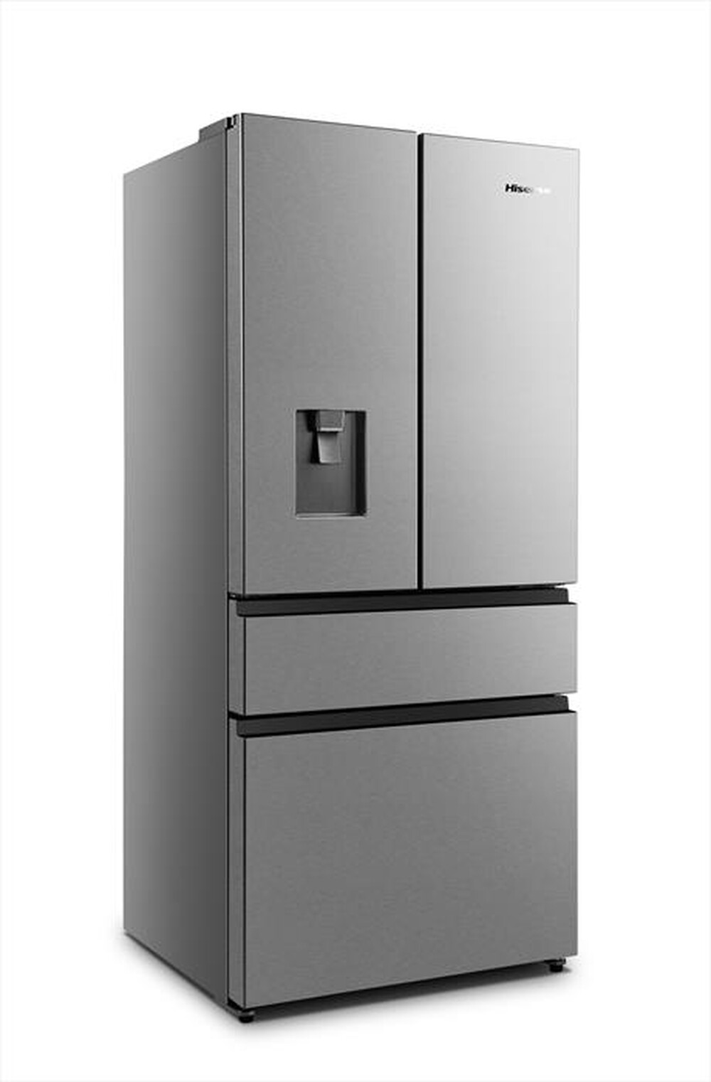 "HISENSE - Frigorifero combinato RF540N4WIE Classe E 480 lt-Inox"