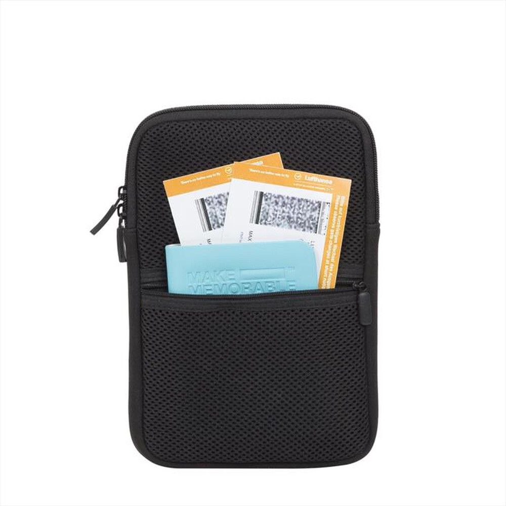 "RIVACASE - 5612 ORGANIZER DA VIAGGIO DA 7-8\" NERO-Nero"