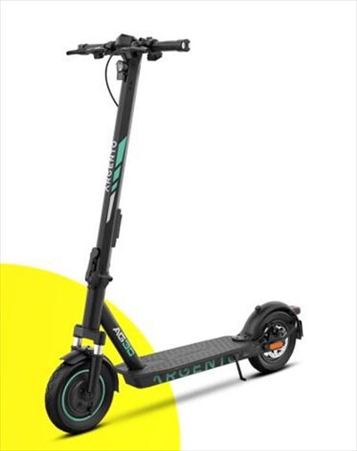 ARGENTO - Monopattino elettrico AG 30-NERO/AZZURRO