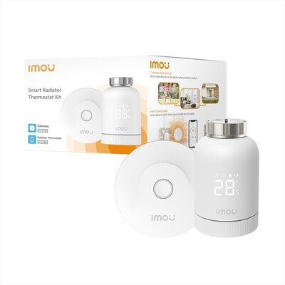 IMOU - KIT Termostato TRV1 + HUB-Bianco