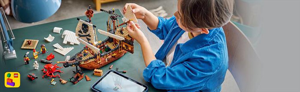 Immagine del prodotto LEGO - CREATORE 3IN1 Iconica nave da pirata - 31387