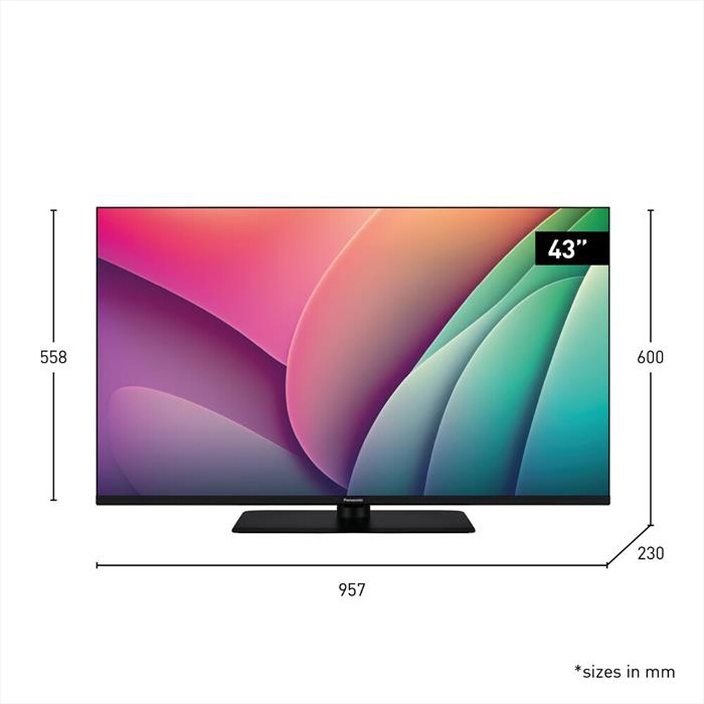 Immagine del prodotto PANASONIC - Smart TV QLED UHD 4K 43" TV-43W80AEZ-Nero
