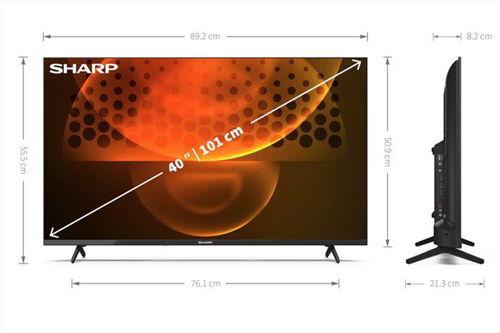 Immagine del prodotto SHARP - Smart TV LED FHD 40" 40FH2EA-Nero