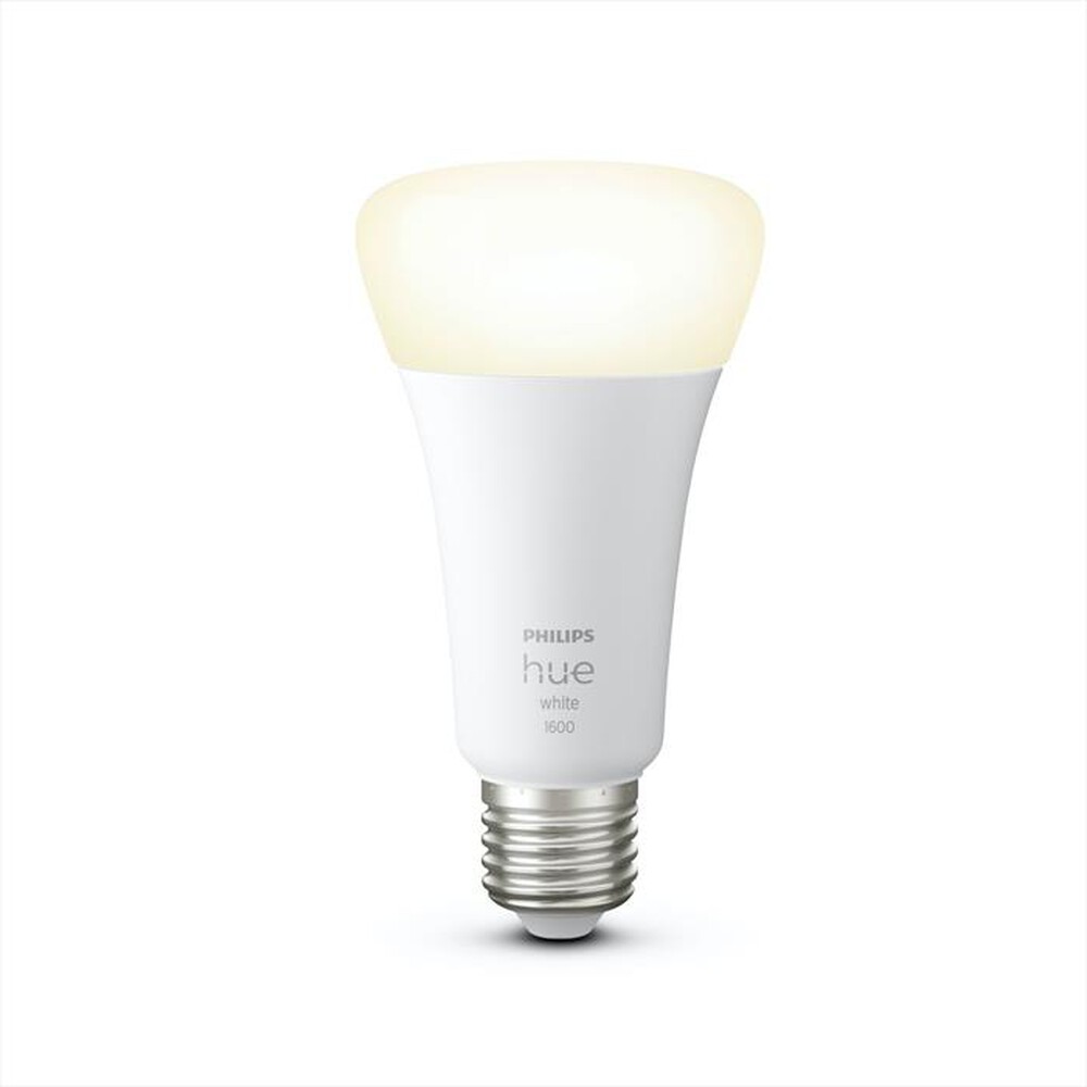 PHILIPS - HUE WHITE LAMPADINA E27 15.5W-Luce Bianca Dimmerabile