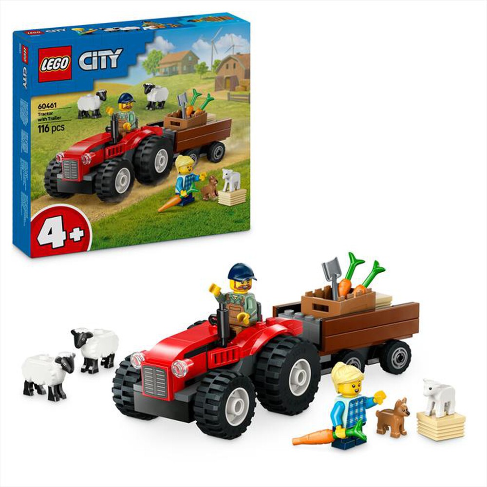 Immagine del prodotto LEGO - CITY Trattore agricolo con rimorchio e pecore60461