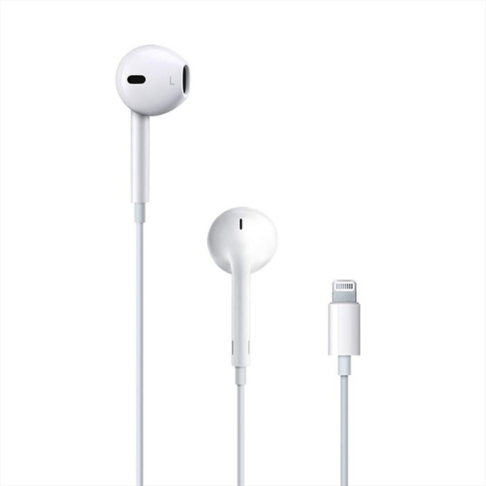 "APPLE - Auricolari EarPods con connettore Lightning-Bianco"