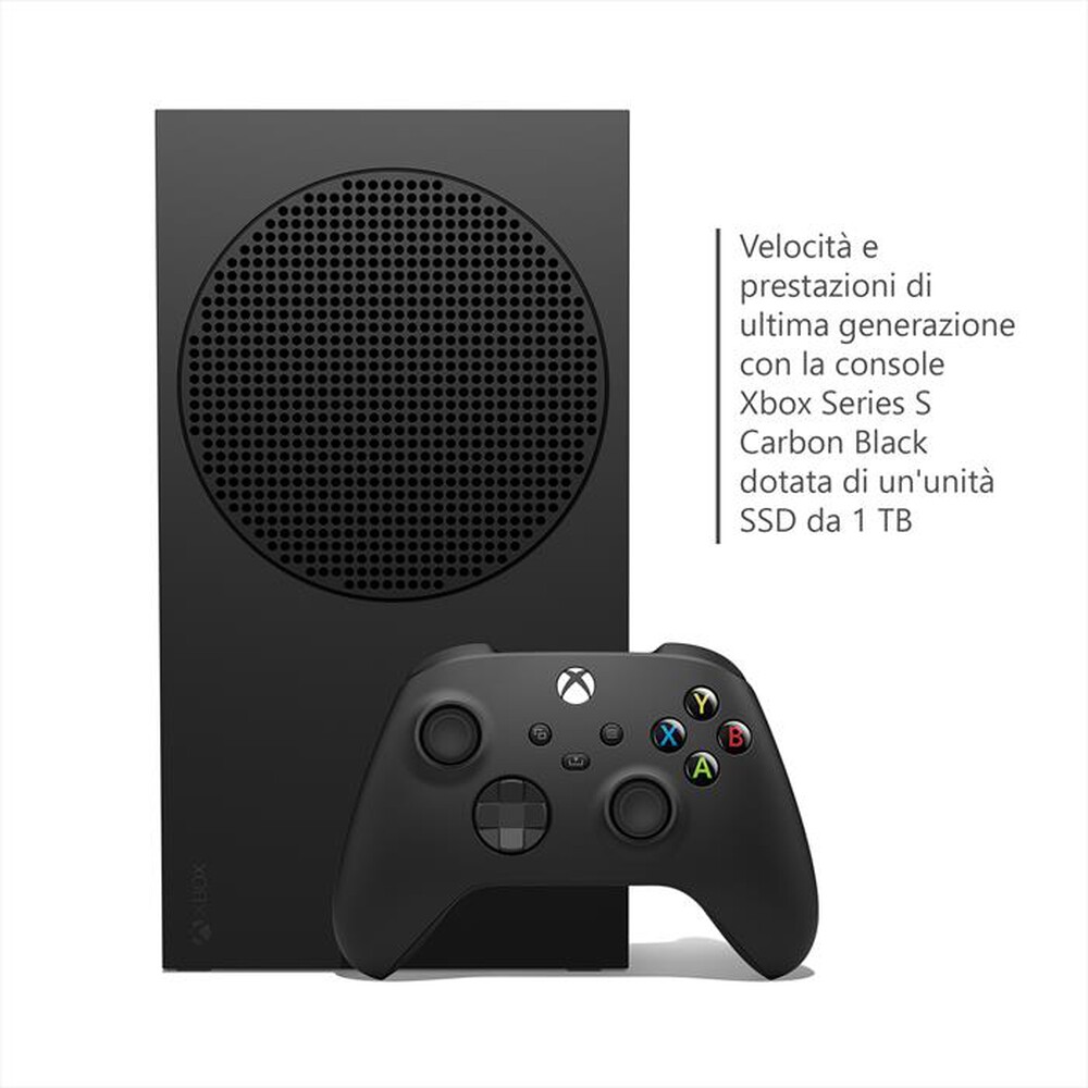 "MICROSOFT - XBOX SERIES S - 1TB-NERO"