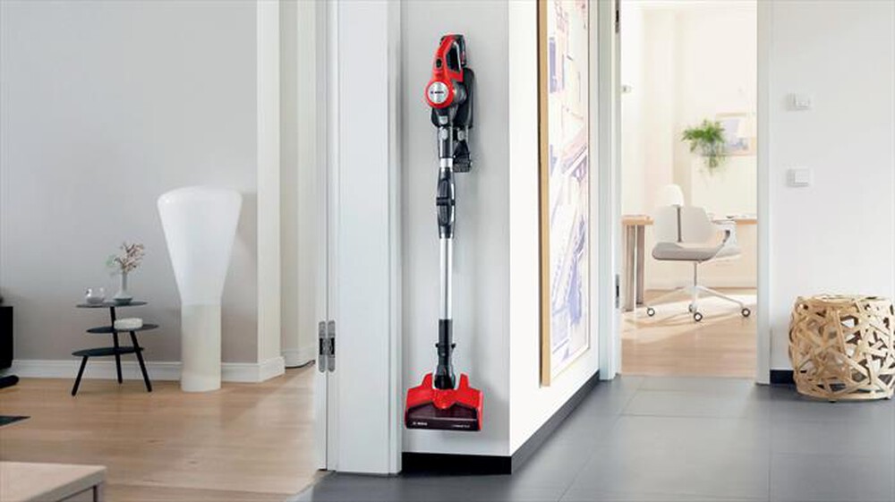 "BOSCH - Aspirapolvere ricaricabile BCS711PET-Nero, Rosso"