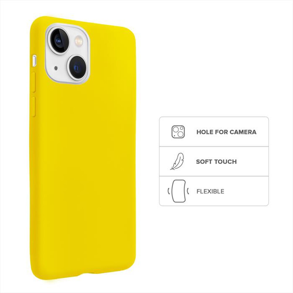 "SBS - Cover Rainbow TERBWIP1361Y per iPhone 13-Giallo"