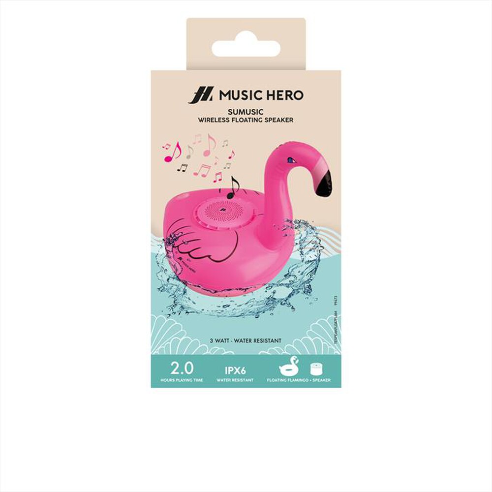 "SBS - Speaker TESPEAKFLOATFLAM-Flamingo"