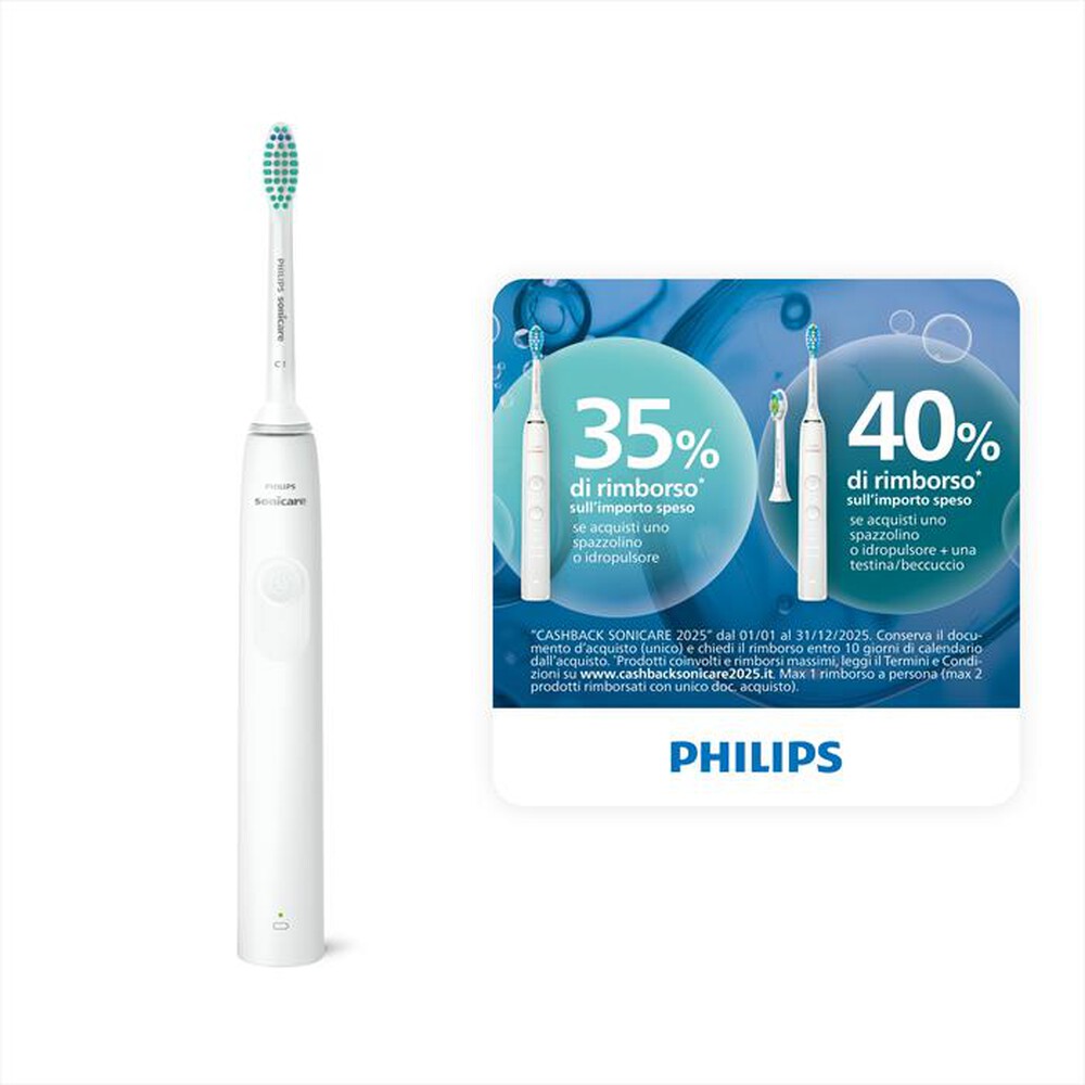 "PHILIPS - Spazzolino elettrico HX3651/13-Bianco"