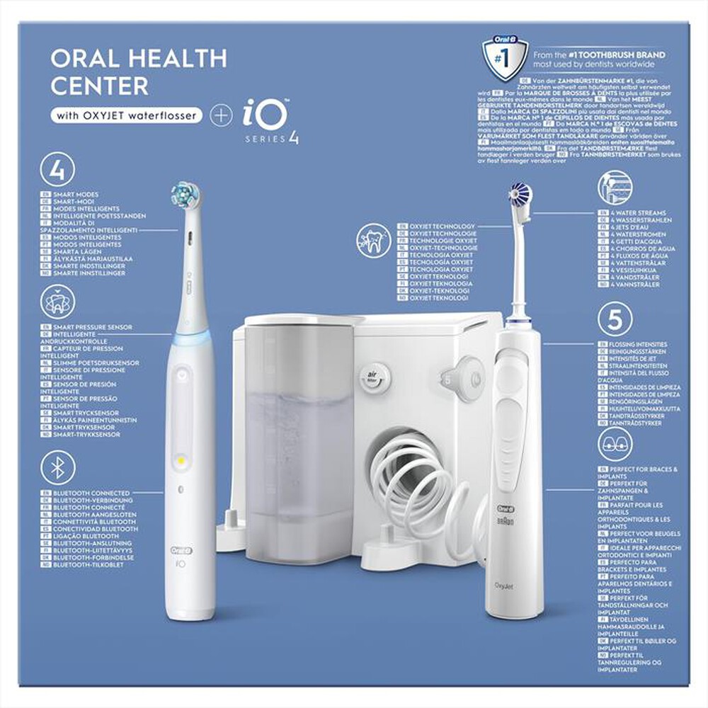 Immagine del prodotto ORAL-B - Spazzolino + idropulsore HEALTH CENTER-Bianco