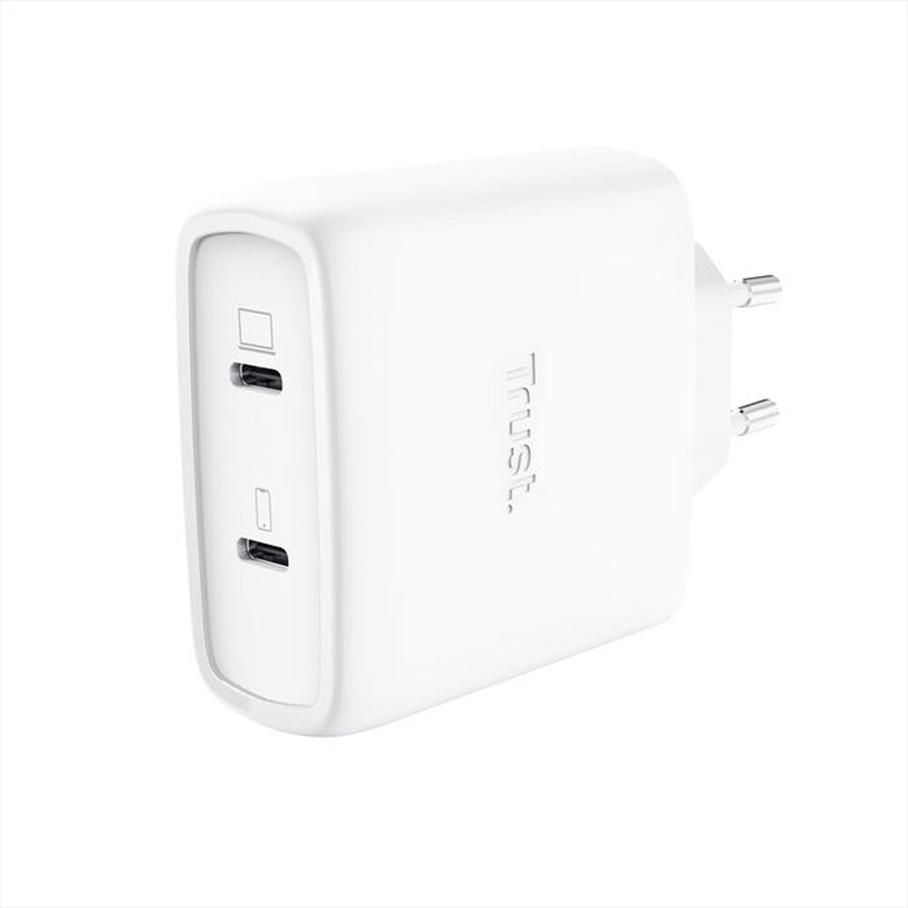 Immagine del prodotto TRUST - MAXO 65W 2P USB-C GAN CHARGER-White