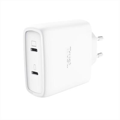 TRUST - MAXO 65W 2P USB-C GAN CHARGER-White