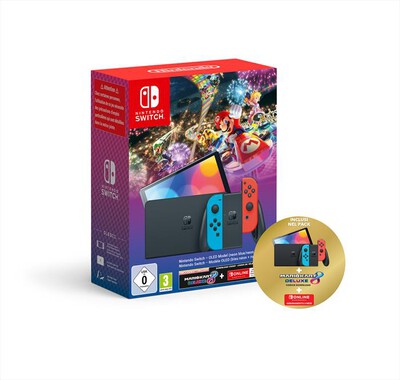 NINTENDO - Switch OLED Mario Kart 8 Deluxe Bundle