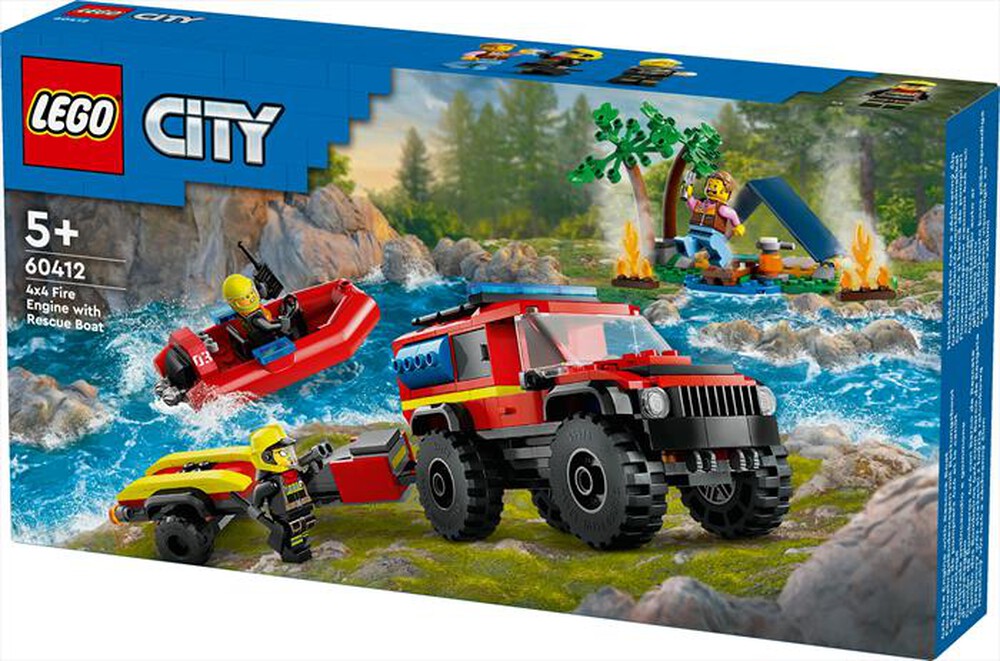 Immagine del prodotto LEGO - CITY Fire Fuoristrada antincendio e gommone 60412