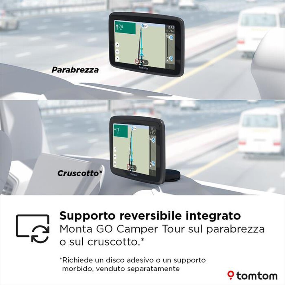 "TOM TOM - GO CAMPER TOUR 2A GENERAZIONE-Nero"