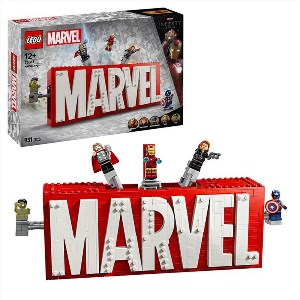 Immagine del prodotto LEGO - SUPER HEROES MARVEL Logo e Minifigure MARVEL 76313